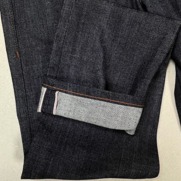 Naked & Famous Blue Super Skinny Guy Stretch Selvedge Denim Jeans Sz 32 Japanese - Picture 7 of 10